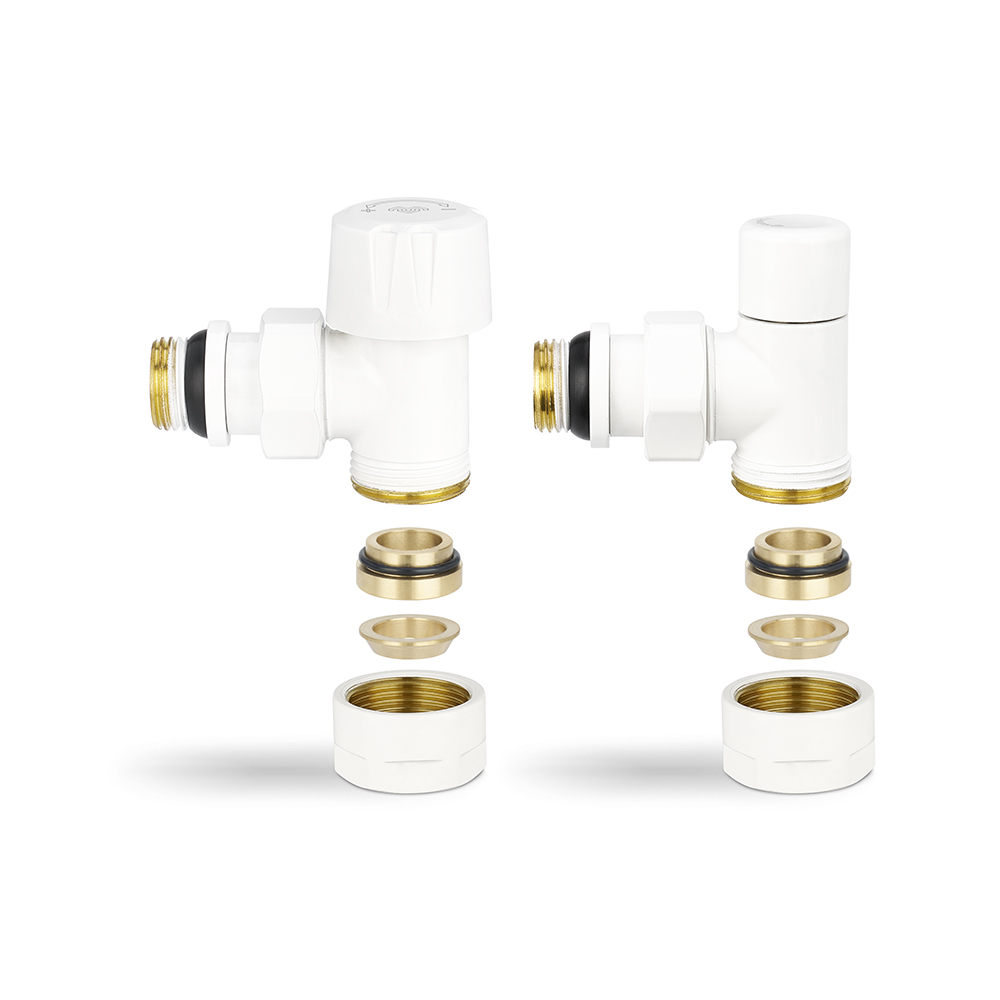 Комплект радиаторных клапанов Varmega Design угловой — изображение 2
