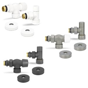 Комплект радиаторных клапанов Varmega Design осевой