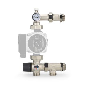 Насосно-смесительный узел Varmega Varmix-3TMV с 3-х ходовым термосмесительным клапаном, без насоса